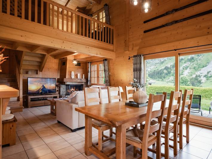 Chalet 4★, animaux admis, 9 pers., vue panoramique in Lac des Confins, La Clusaz