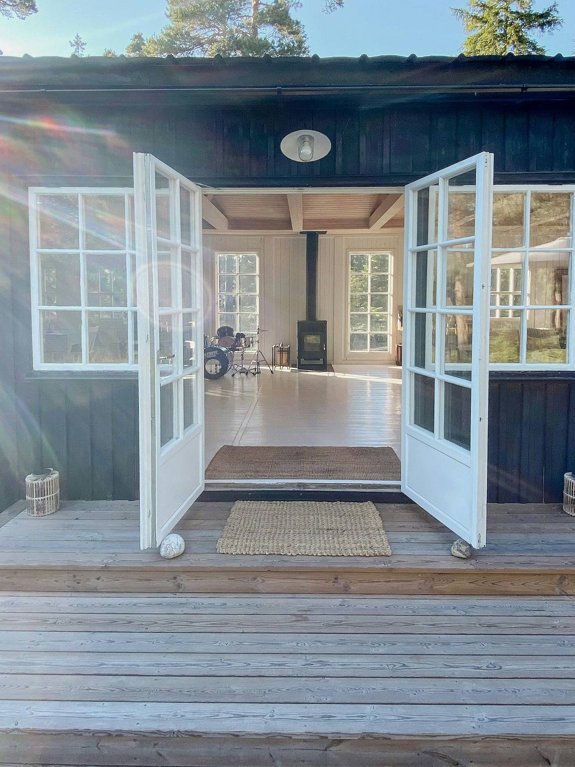 Militärbostad vid havet på norra Gotland in Gotland