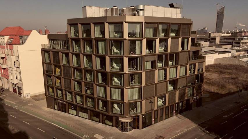 Hotel, mit Ausblick in Neukölln Berlin