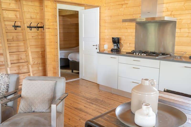 Rcn de Flaasbloem — Finse lodge in Chaam, Nordbrabant