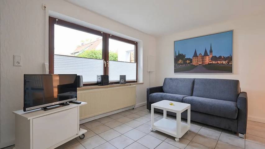 Bungalow für 3 Personen, mit Garten