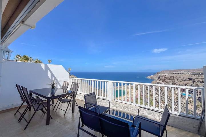 Appartamento per 3 persone, con piscina e balcone in Playa de Amadores