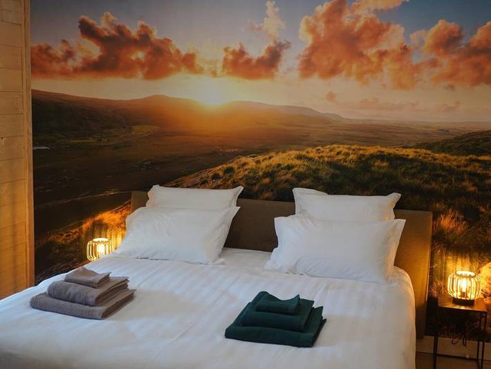 Luxury Lodge with Private Hot Tub, Sports Facilities, and Wellness Options at Chambon-sur-Lignon in Le Chambon-sur-Lignon, Mézenc