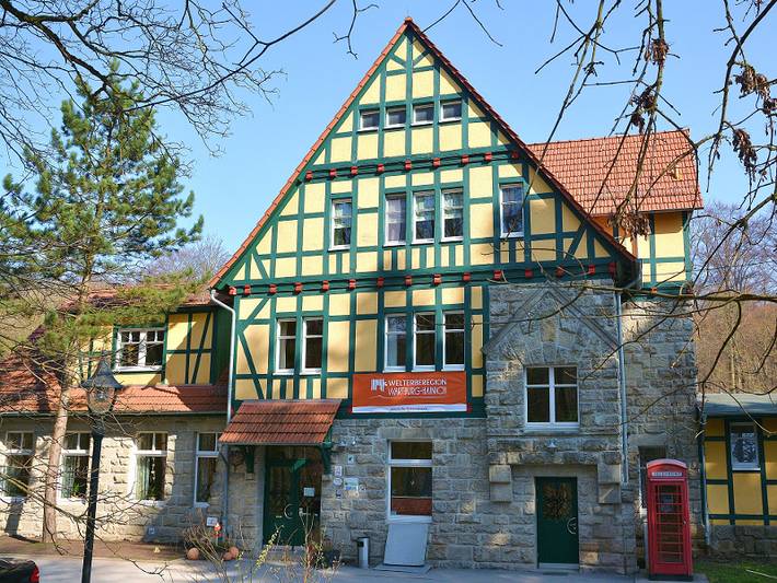 Ganze Ferienwohnung, Landgasthof "Alter Bahnhof" - Ferienhaus mit zwei Räumen - 75 qm in Niederdorla, Vogtei