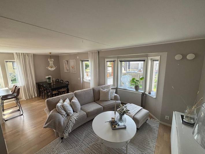 Ferienwohnung für 2 Personen, mit Balkon und Terrasse sowie Garten und Ausblick in Växjö