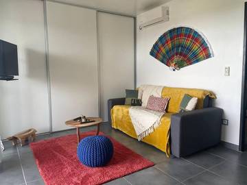 Gîte pour 2 personnes, avec terrasse et vue à Cayenne