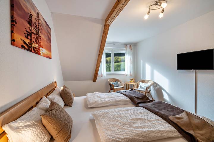 'Gästezimmer Hörnlebergblick' with Shared Terrace, Garden and Wi-Fi in Winden im Elztal, Südschwarzwald
