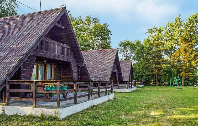 Ferienhaus für 7 Personen, mit Terrasse in Granica Łazy