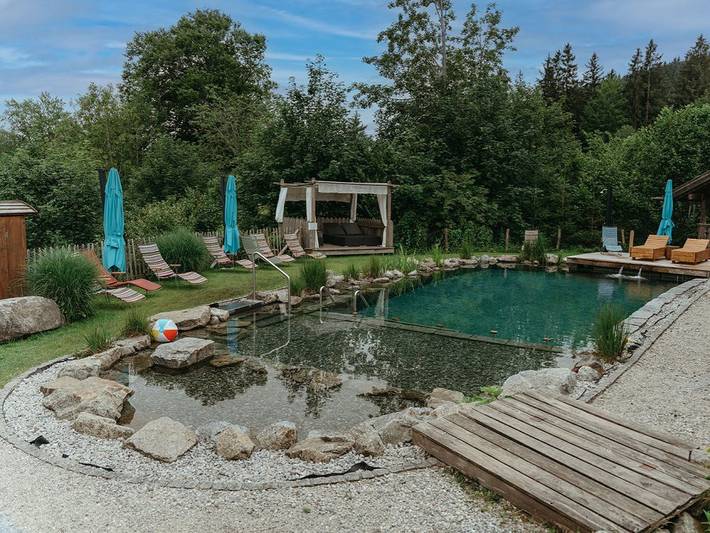 Bauernhof für 4 Personen, mit Balkon und Balkon/Terrasse sowie Terrasse und Garten