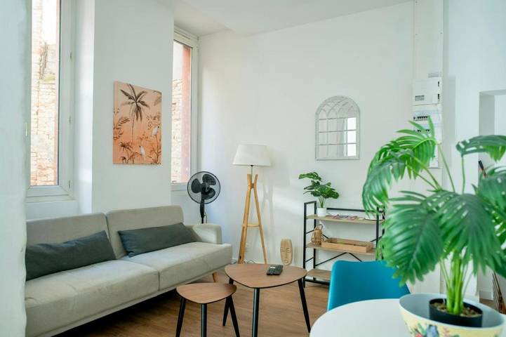 Gîte pour 2 personnes, avec terrasse, animaux acceptés dans Gare De Toulouse Matabiau