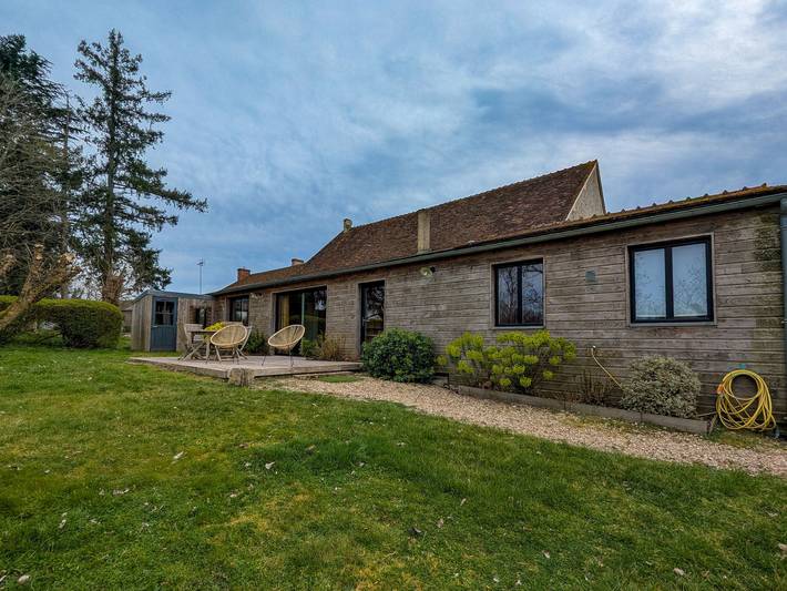 Hütte in Berry im Herzen des Naturparks, Garten und Parkplatz, 3 Zimmer, Kamin in Mézières-en-Brenne, Le Blanc und Umgebung