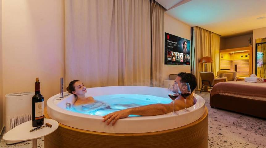Vakantiewoning voor 2 personen, met Whirlpool en Sauna in Straatsburg
