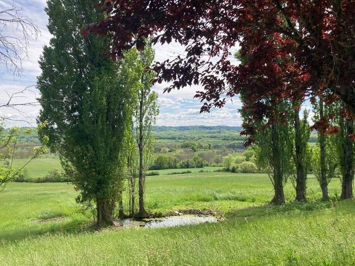 Gîte pour 4 personnes, avec piscine ainsi que vue et terrasse à Azerat - 3