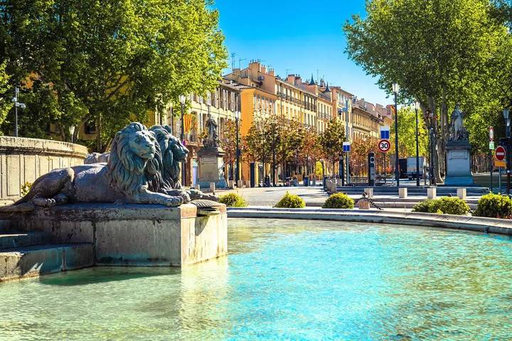 Mobil home pour 4 personnes, avec piscine et terrasse à Beaurecueil - 4
