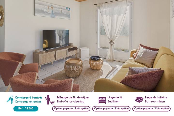Location de vacances pour 6 personnes, avec Terrasse et Jardin dans Plage des Mouettes - 2