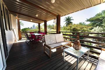Gîte pour 8 personnes, avec terrasse et jardin dans Plage de l'Hermitage