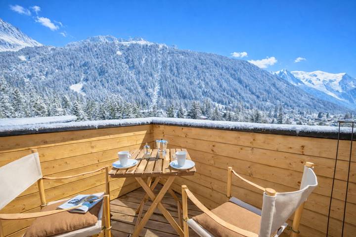 Ganze Wohnung, Grand Roc C412 280m from Slopes, Mont-Blanc View & Parking in Argentière, Chamonix