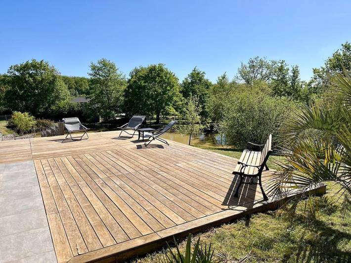 Location de vacances pour 8 personnes, avec jardin ainsi que vue et vue sur le lac à Bouglon - 3