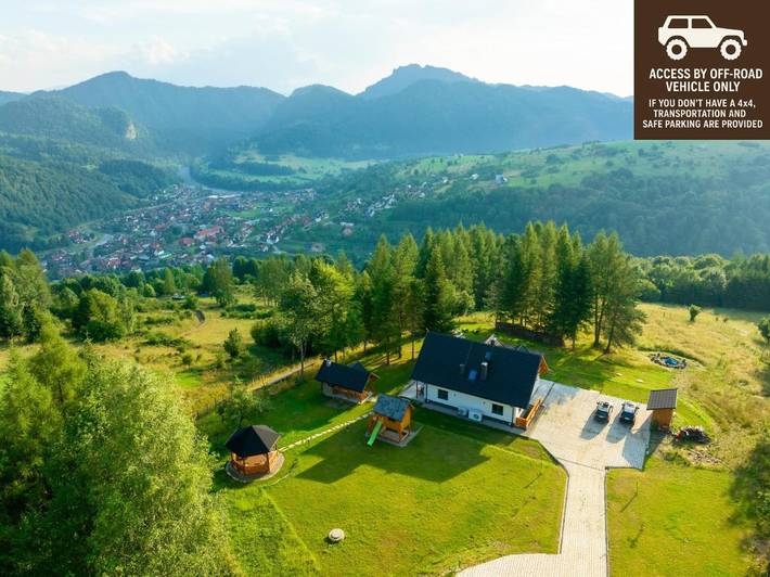 Domek letniskowy dla 10 osób, z ogród i widok oraz sauna w Szczawnica