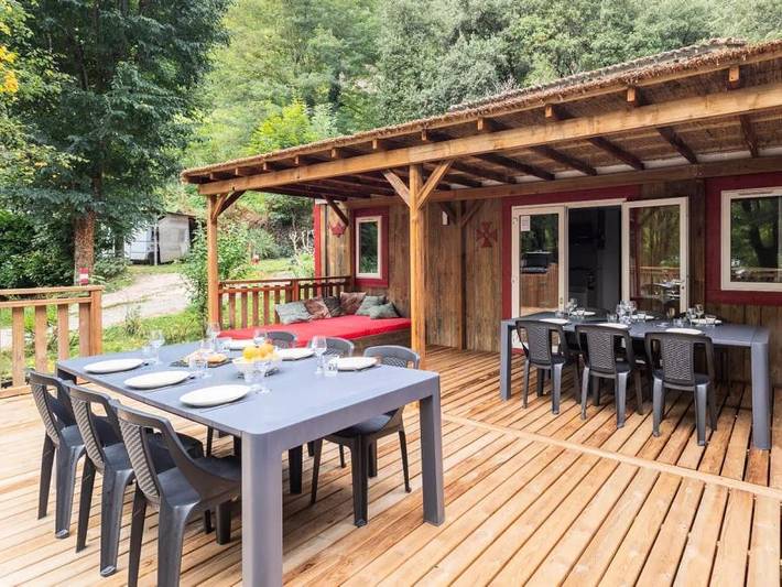 Camping pour 12 personnes, avec bassin pour enfant dans les Parc national des Cévennes - 3