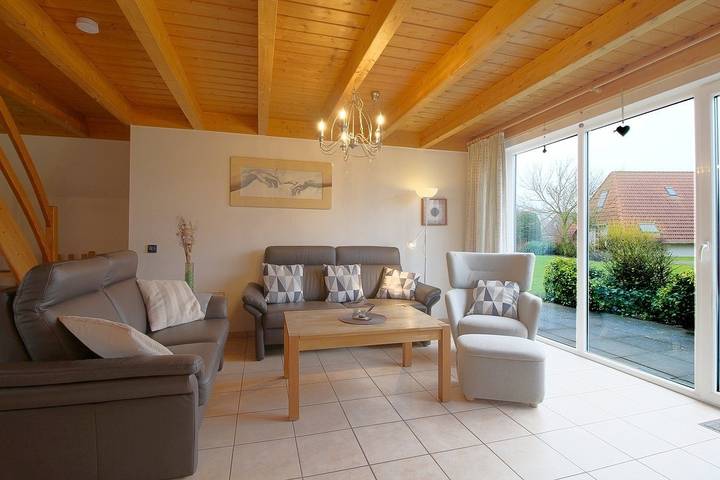 Ferienhaus für 4 Personen, mit Terrasse und Garten, mit Haustier