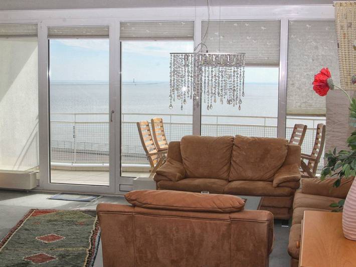 Ferienwohnung für 4 Personen, mit Ausblick und Balkon, kinderfreundlich am Südstrand Wilhelmshaven