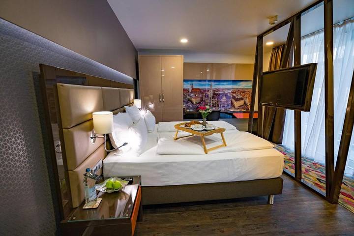 Hôtel pour 4 personnes, avec Balcon et Terrasse