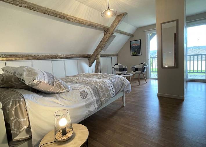 Chambre d’hôte pour 2 personnes, avec Terrasse et Jardin