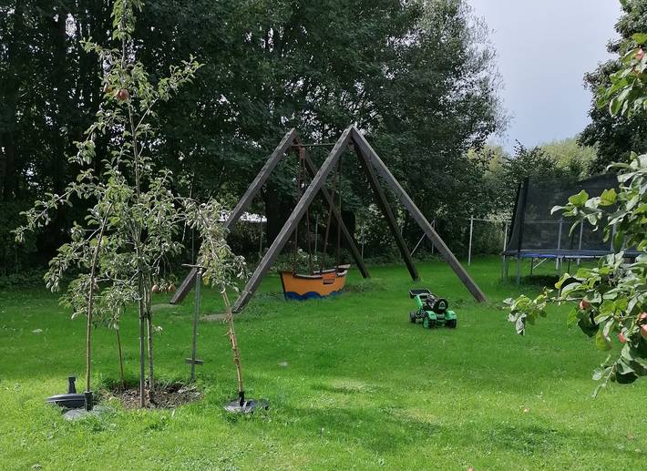 Ferienwohnung für 4 Personen, mit Garten, kinderfreundlich