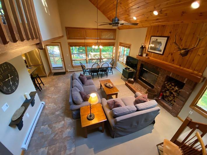 Vacation rental for 8 people, with terrace and hot tub in Mount Washington