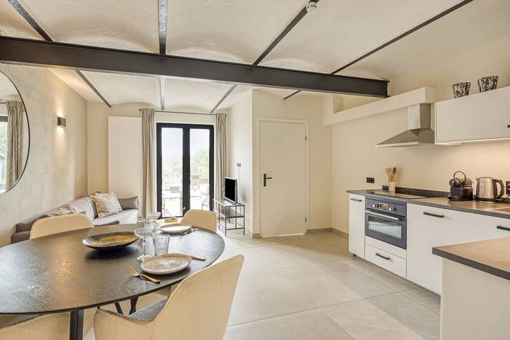 Ferienhaus für 2 Personen, mit Balkon/Terrasse und Terrasse sowie Garten