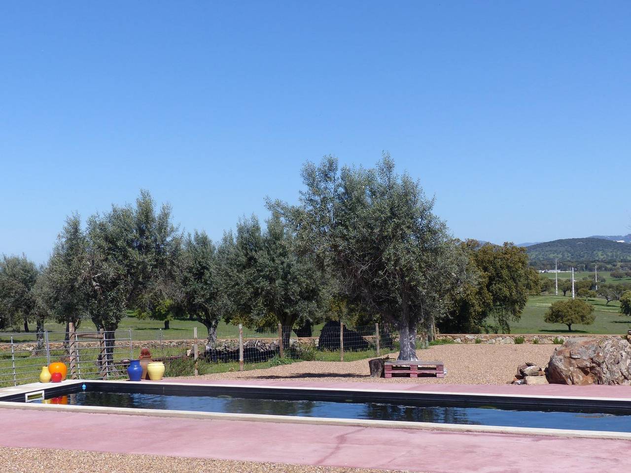 Maison de vacances 'Herdade Da Carapuça' avec vue sur la montagne, piscine privée et Wi-Fi in Urra, District de Portalegre