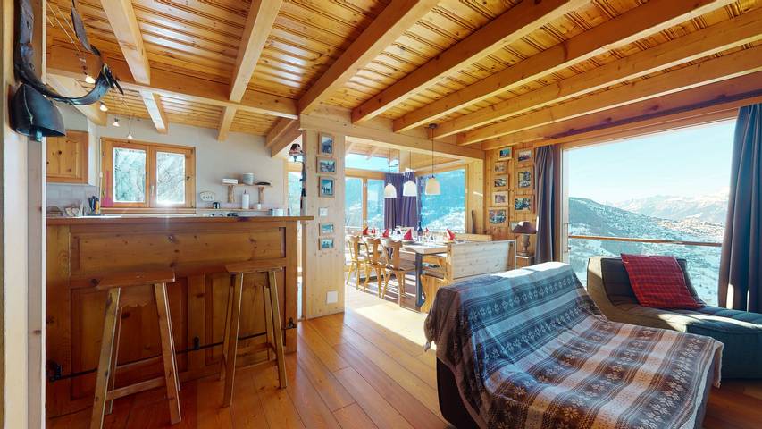 Location de vacances pour 10 personnes, avec balcon et jardin à Nendaz - 4