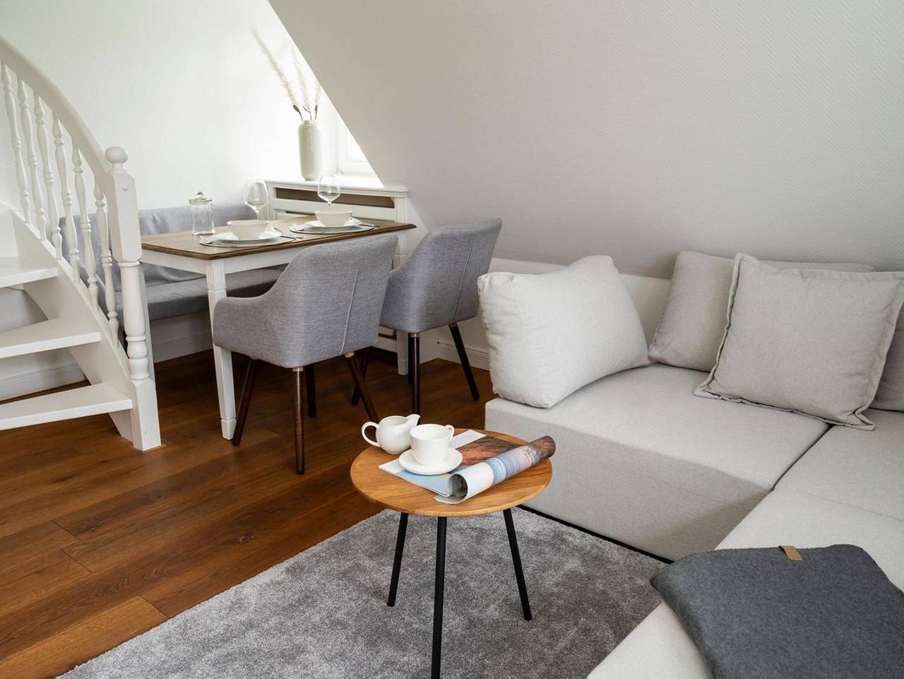 Ganze Ferienwohnung, Friesenstübchen - Modernes App. für bis zu 3 Pers. in Stadt- und Strandnähe, inkl. Parkplatz. in Westerland, Sylt (Gemeinde)