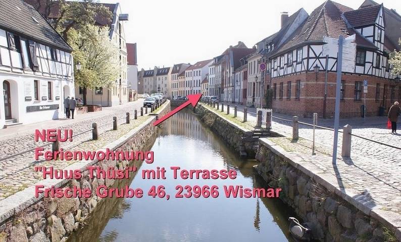 Ferienwohnung für 2 Personen, mit Terrasse in Wismar