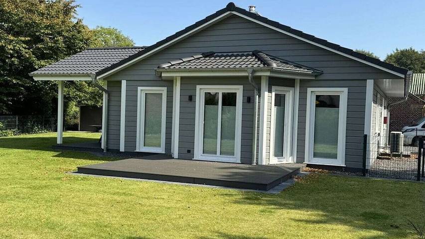 Ferienhaus für 4 Personen, mit Garten und Terrasse, mit Haustier in Grundhof