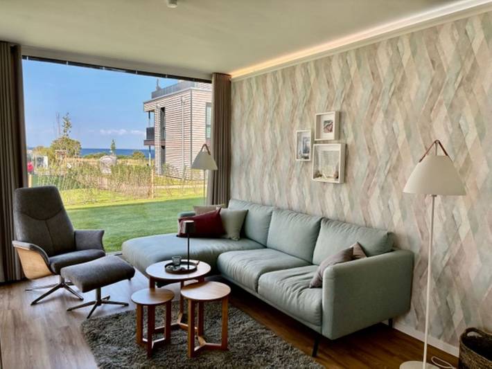 Ferienwohnung für 4 Personen, mit Terrasse und Garten sowie Sauna