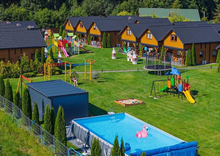 Bungalow für 6 Personen, mit Pool und Garten sowie Whirlpool, mit Haustier in Mielno - 2