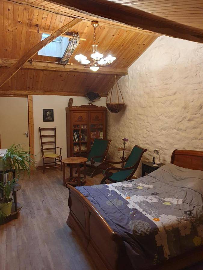 Chambre d’hôte pour 4 personnes, avec vue et jardin à Saint-Pardoux