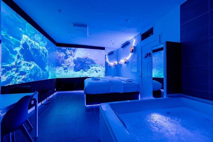 Appartement de vacances pour 2 personnes, avec jacuzzi ainsi que jardin et terrasse, animaux acceptés