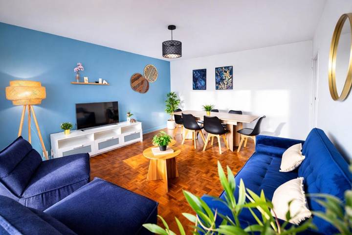 Appartement de vacances pour 7 personnes, avec Balcon et Vue