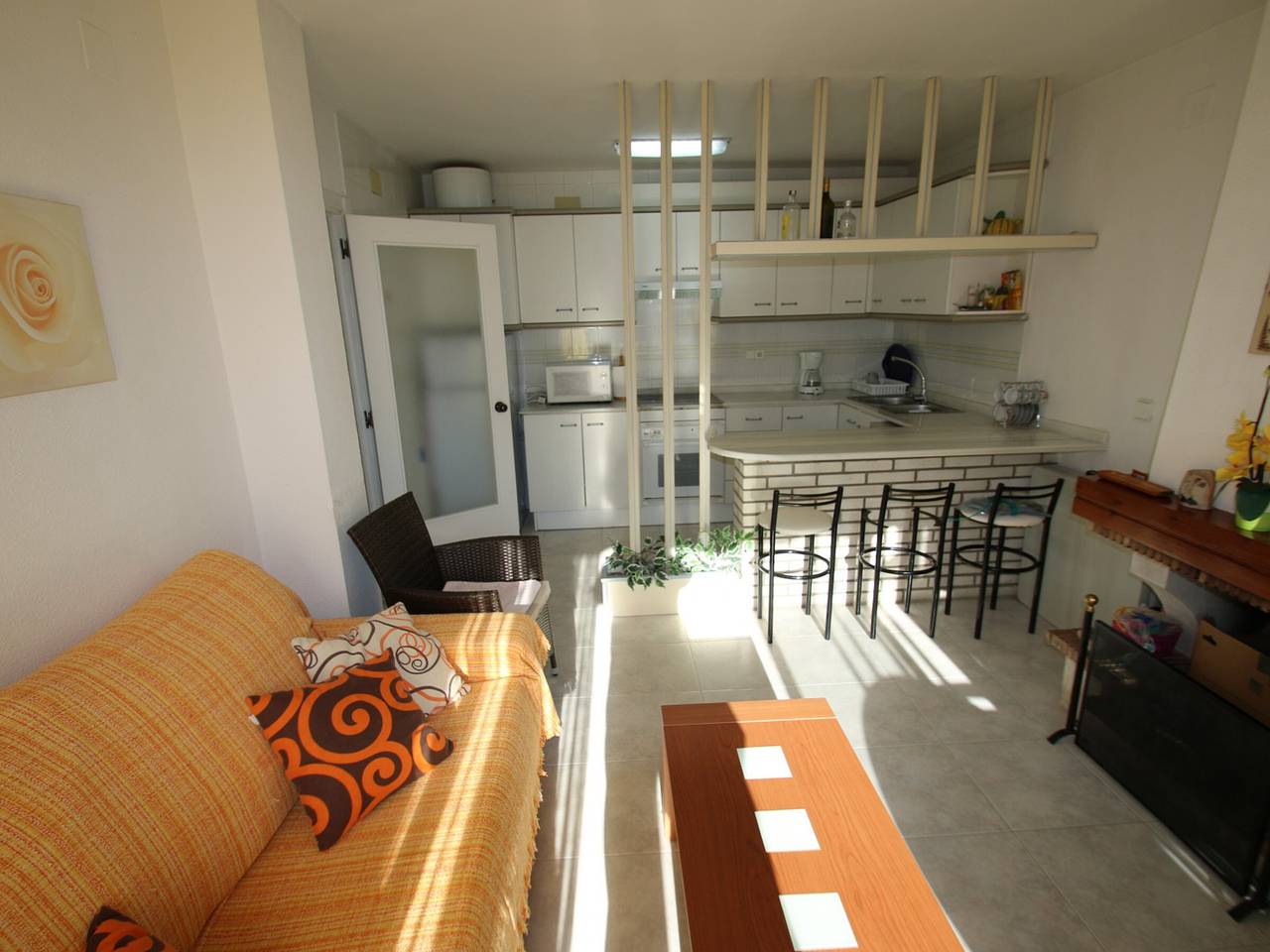 Apartamento entero, Apartamento vista al mar, Ac y wifi - 4 pers. in Parque de Montroig, Costa Dorada