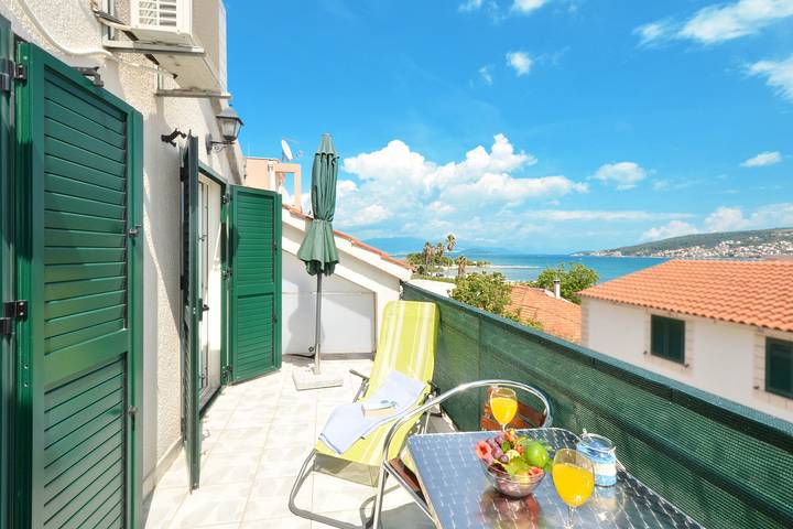 Ferielejlighed for 2 personer, med balkon/terrasse i Trogir