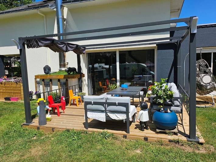 Chambre d’hôte pour 2 personnes, avec jacuzzi ainsi que jardin et terrasse, animaux acceptés à Locminé