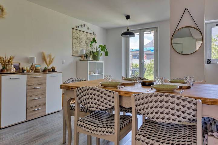 Appartement de vacances pour 4 personnes, avec jardin
