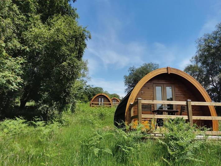 Camping for 2 people, with Terrace and Garden as well as View in County Wicklow