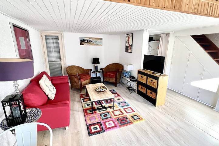 Ferienhaus 60m² in Barcarès, T2, Mezzanin, Hof, Bereich Le Lydia in Le Barcarès, Côte d'Améthyste