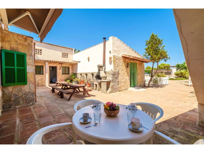 Finca mit Pool für 8 Personen, mit Balkon und Terrasse sowie Garten und Pool in Es Trenc - 4