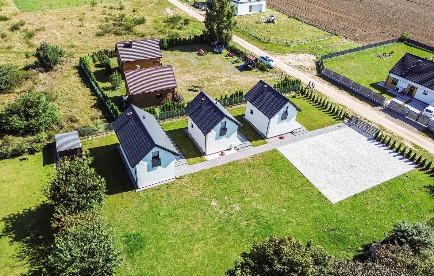 Ferienhaus für 6 Personen mit Terrasse in Krokowa