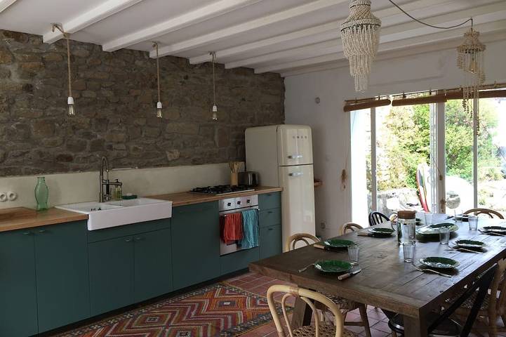 Maison de vacances pour 9 personnes, avec Terrasse et Jardin dans le Morbihan
